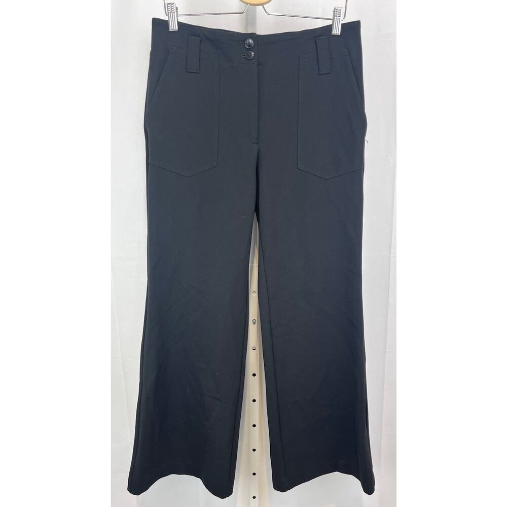 Maeve Black Boot-Cut Pants